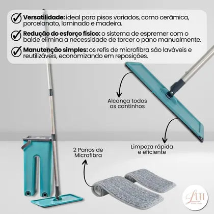 Kit de Limpeza Multifuncional Completo para Casa – Prático e Eficiente