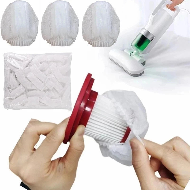 Kit 100 Filtros para Aspirador – Evite Sujeira e Troque com Facilidade