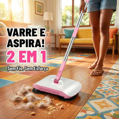 Vassoura Mágica Tira Pelos Multiuso para Tapetes, Carpetes e Pisos