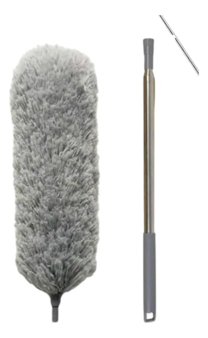 Escova Telescópica Ajustável 2,80m para Limpeza de Teto, Teias e Poeira