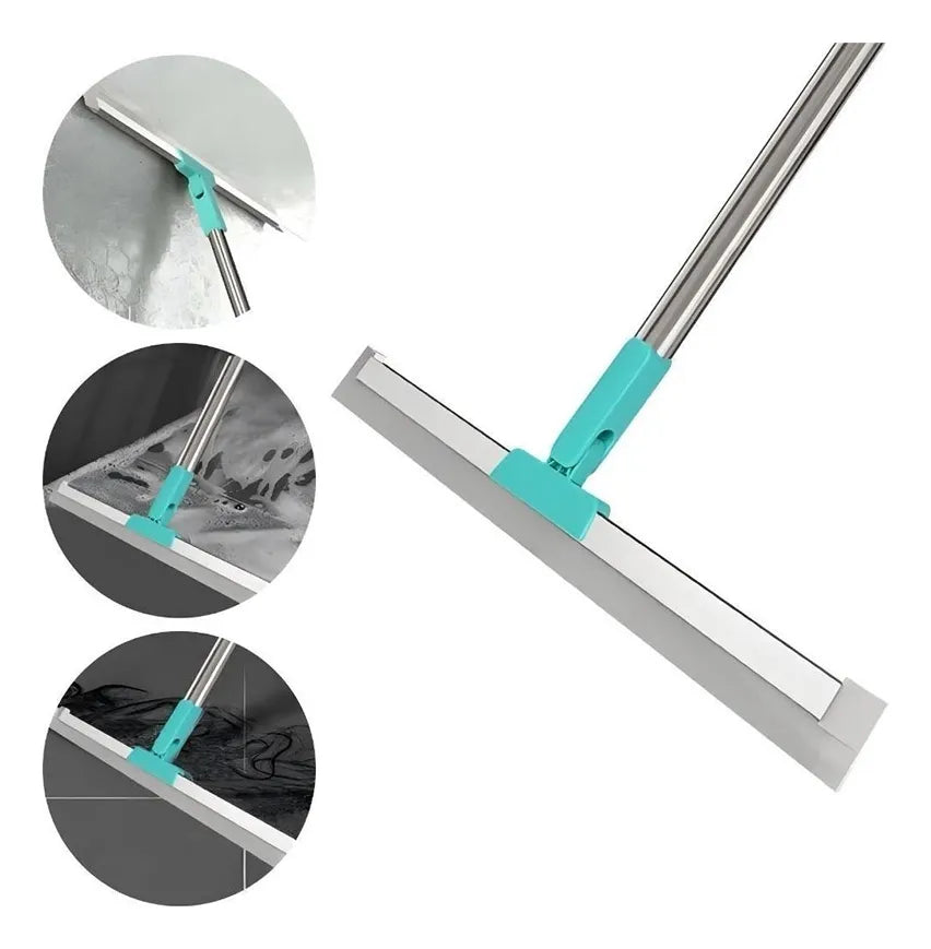 Rodo de Silicone Mágico – Limpeza Perfeita Sem Esforço em Piso e Vidros - (Compre 1 Leve 2)