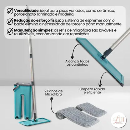 Kit de Limpeza Multifuncional Completo para Casa – Prático e Eficiente