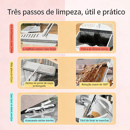 Kit Limpeza 5 em 1 ProClean™ – Acabe com a Sujeira Sem Esforço
