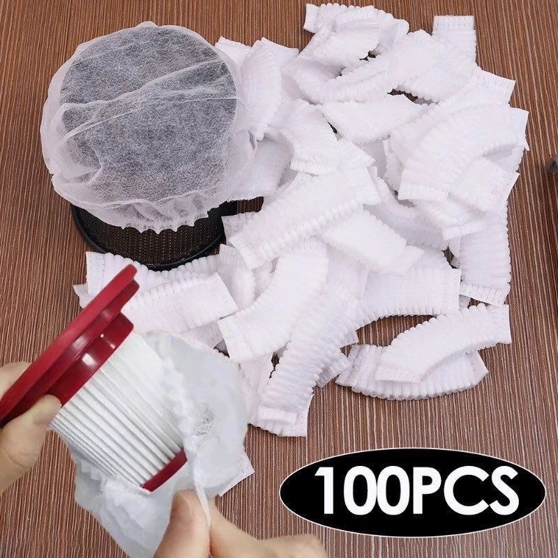 Kit 100 Filtros para Aspirador – Evite Sujeira e Troque com Facilidade