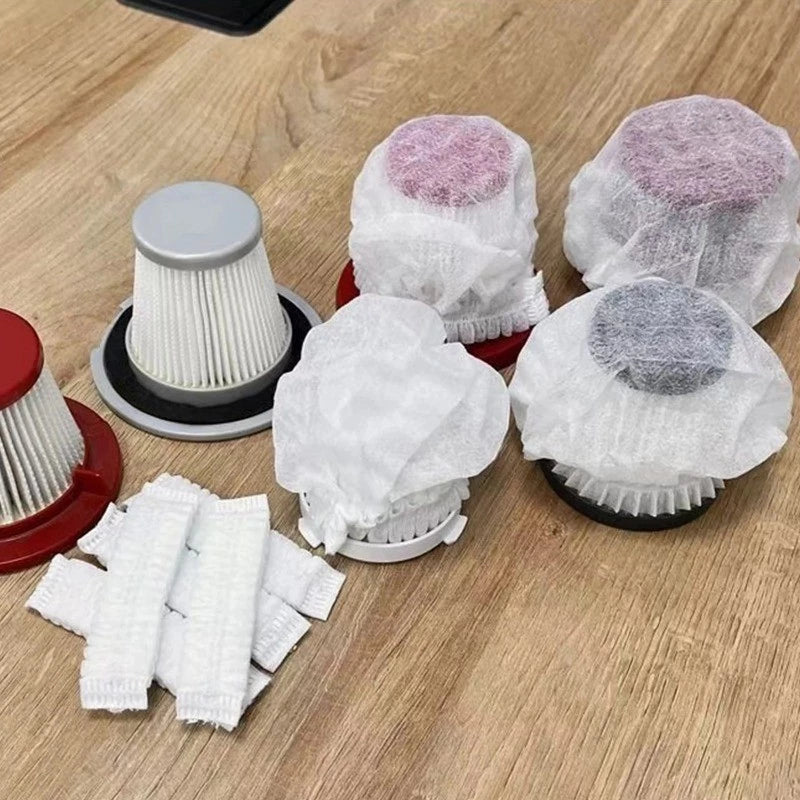 Kit 100 Filtros para Aspirador – Evite Sujeira e Troque com Facilidade