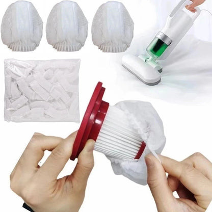 Kit 100 Filtros para Aspirador – Evite Sujeira e Troque com Facilidade