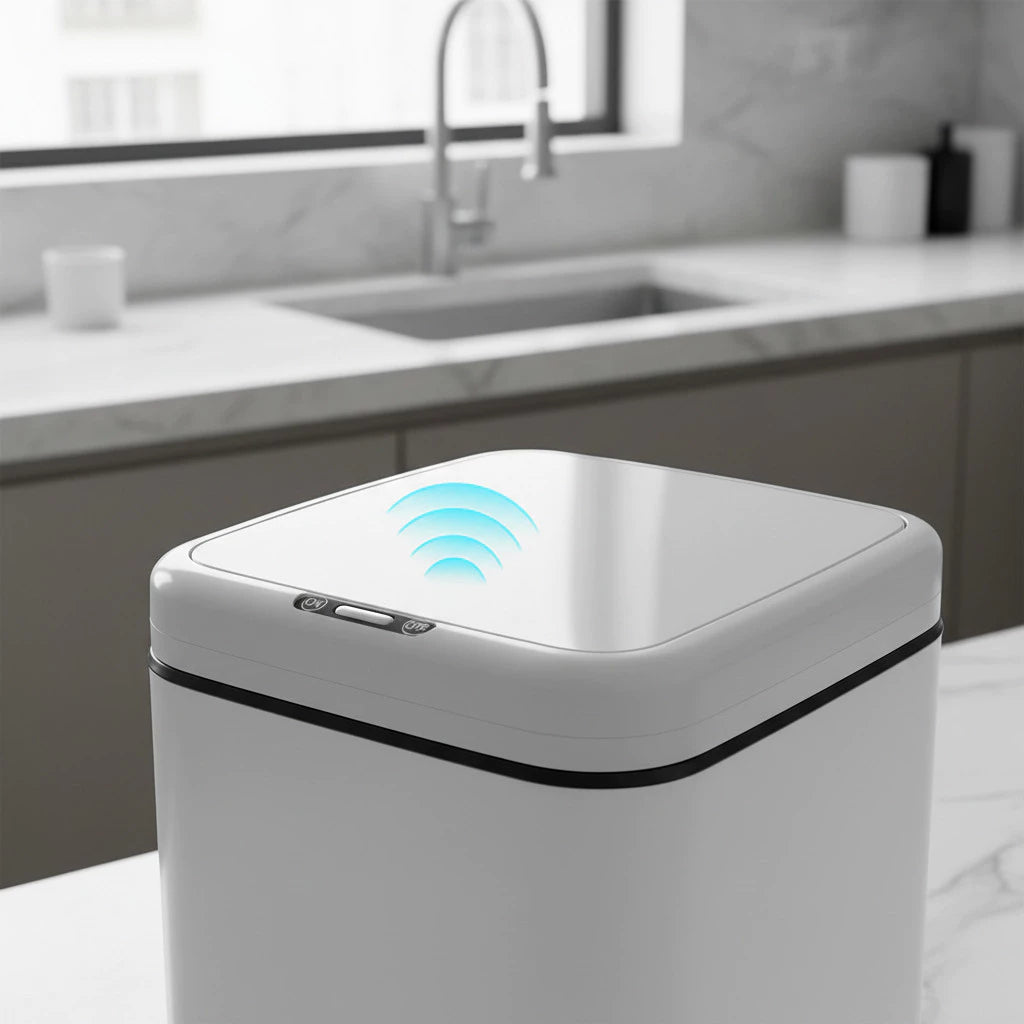 Lixeira 20L com Sensor Automático – Lixeira Inteligente para Cozinha, Banheiro e Sala