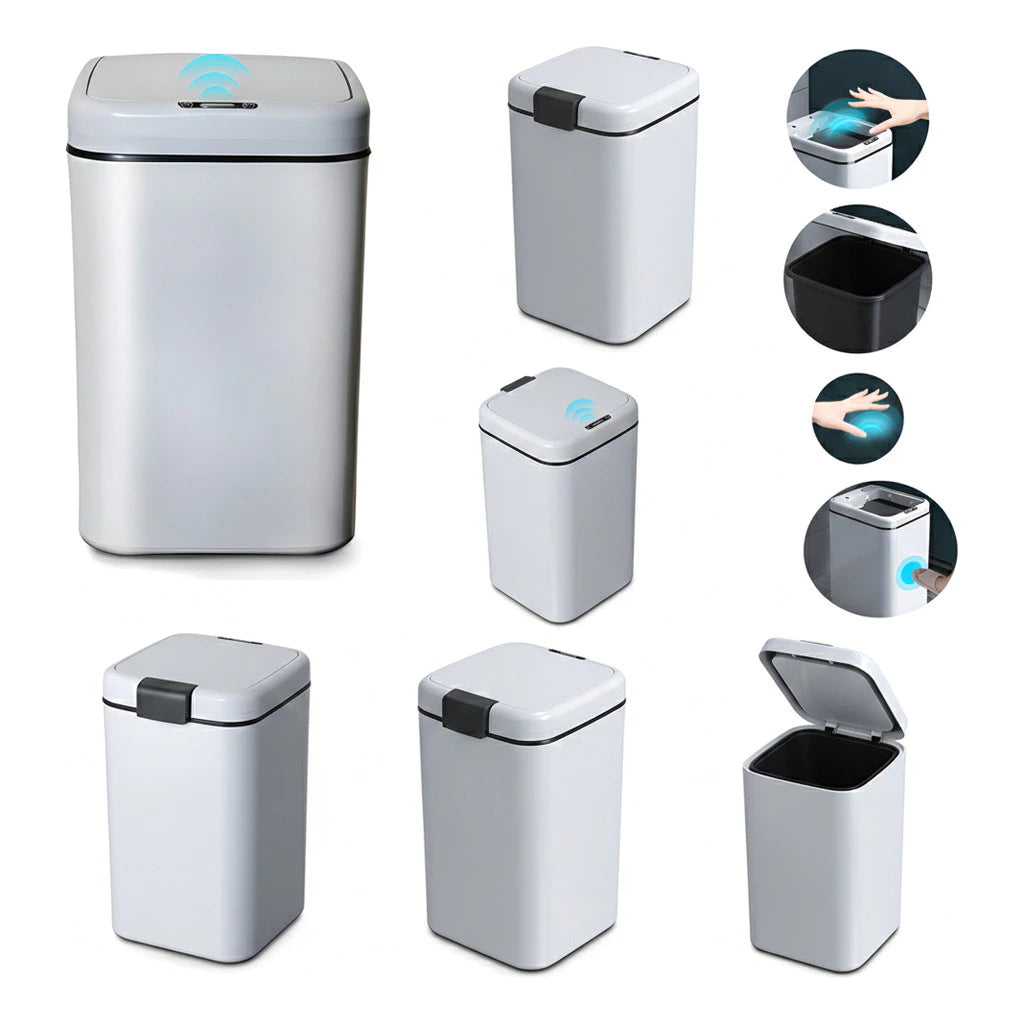Lixeira 20L com Sensor Automático – Lixeira Inteligente para Cozinha, Banheiro e Sala